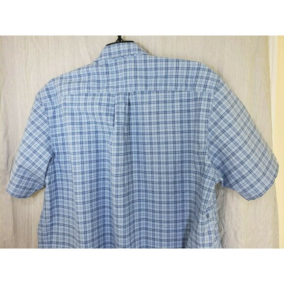 Eddie Bauer Short Sleeve 100% Cotton Button-Down Shirt | Soft & Skin-Friendly - Picture 4 of 9